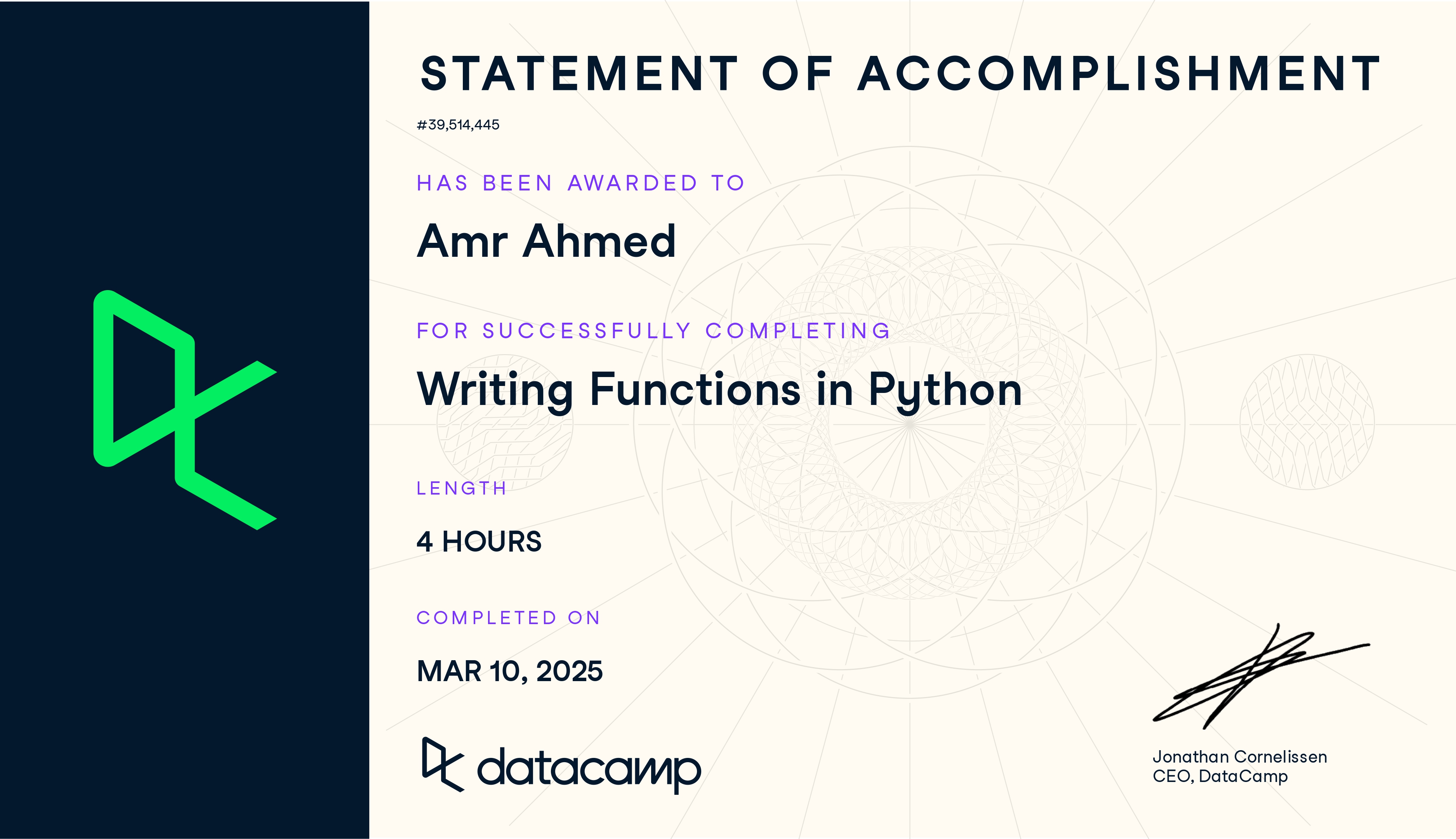 Certification 1